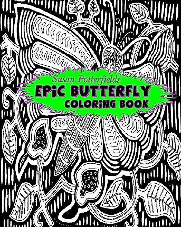 Epic Butterfly Coloring Book-..