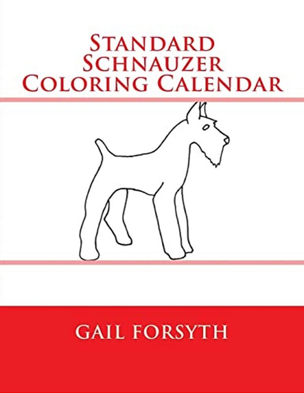 Standard Schnauzer Coloring Calendar-..