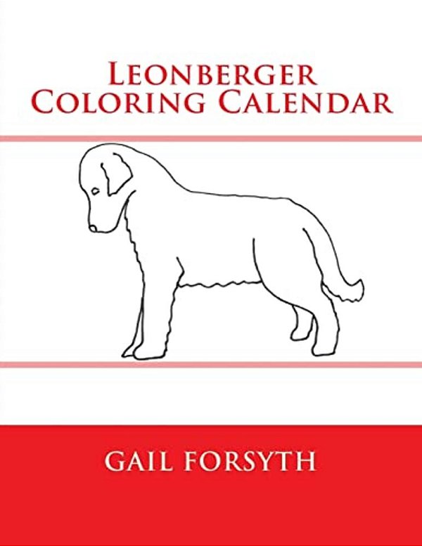 Leonberger Coloring Calendar-..