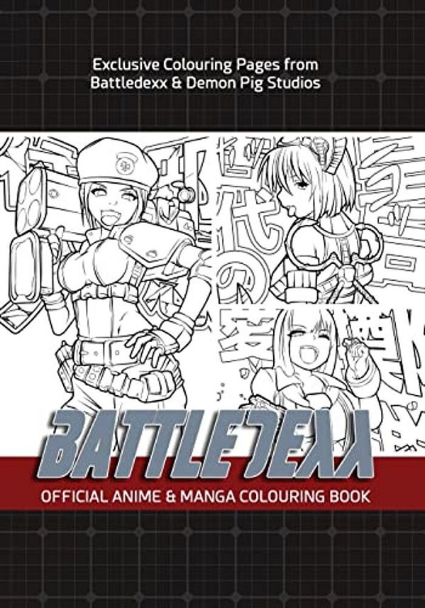 Battledexx Official Manga & Anime Colouring Book-..