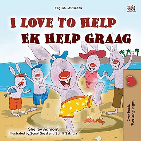 I Love To Help (English Afrikaans Bilingual Children's Book)-..