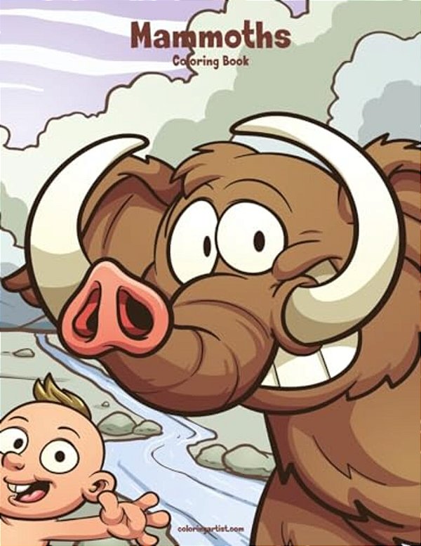 Mammoths Coloring Book 1-..