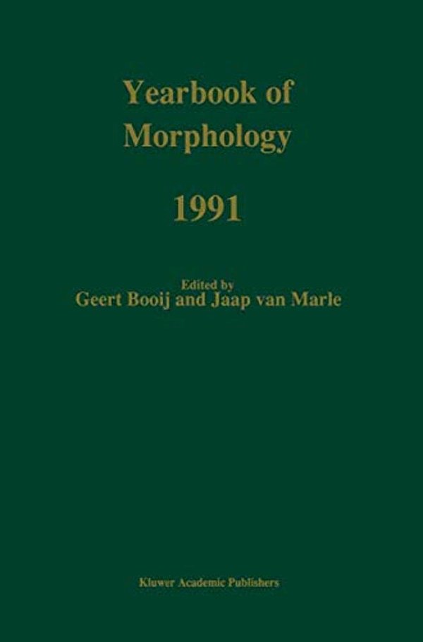 Yearbook Of Morphology 1991-..