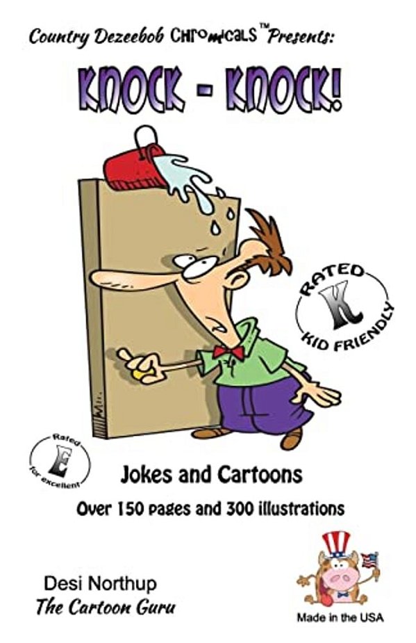 Knock Knock! -- Jokes And Cartoons: In Black + White-..