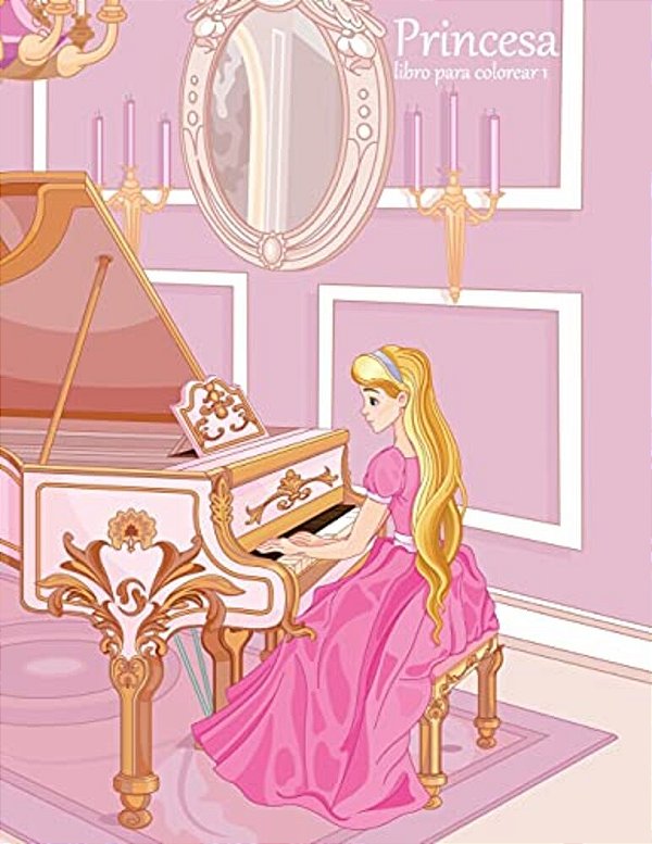 Princesa Libro Para Colorear 1-..