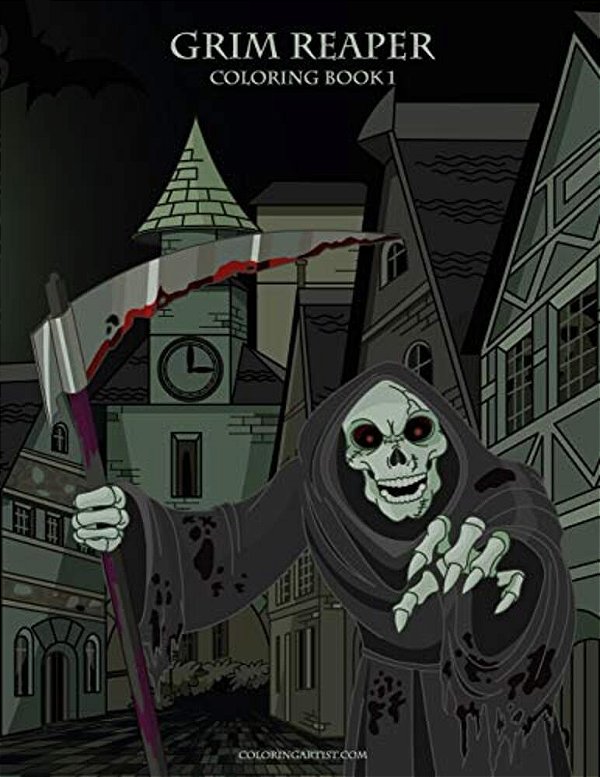 Grim Reaper Coloring Book 1-..