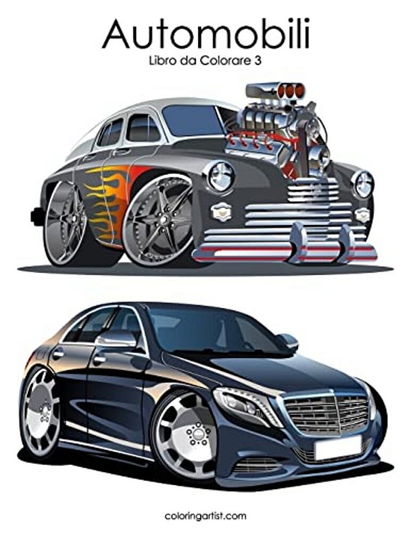 Automobili Libro Da Colorare 3-..
