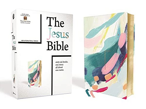 The Jesus Bible, Niv Edition, Leathersoft, Multi-Color/Teal, Comfort Print-..
