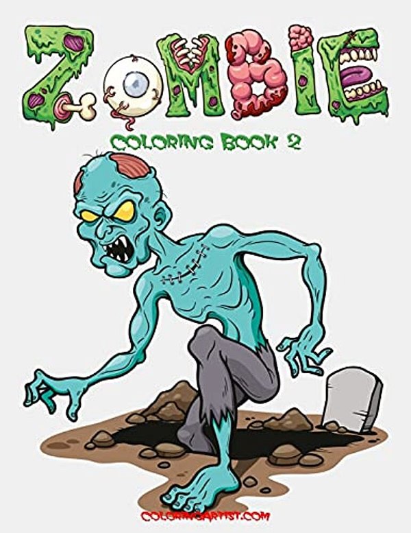Zombie Coloring Book 2-..