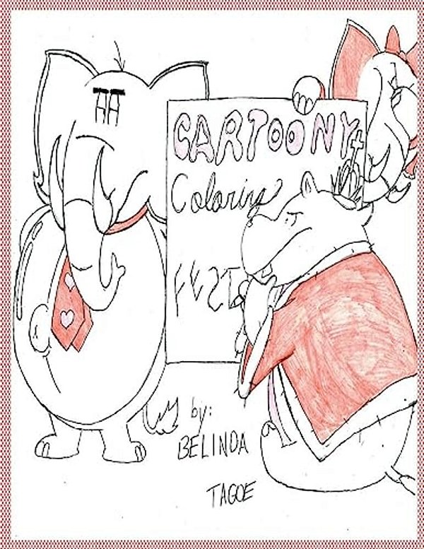 Cartoony Coloring Fest: Sit Back, Relax, And Color!-..