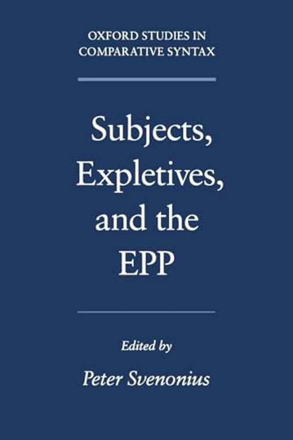 Subjects, Expletives, And The Epp-..