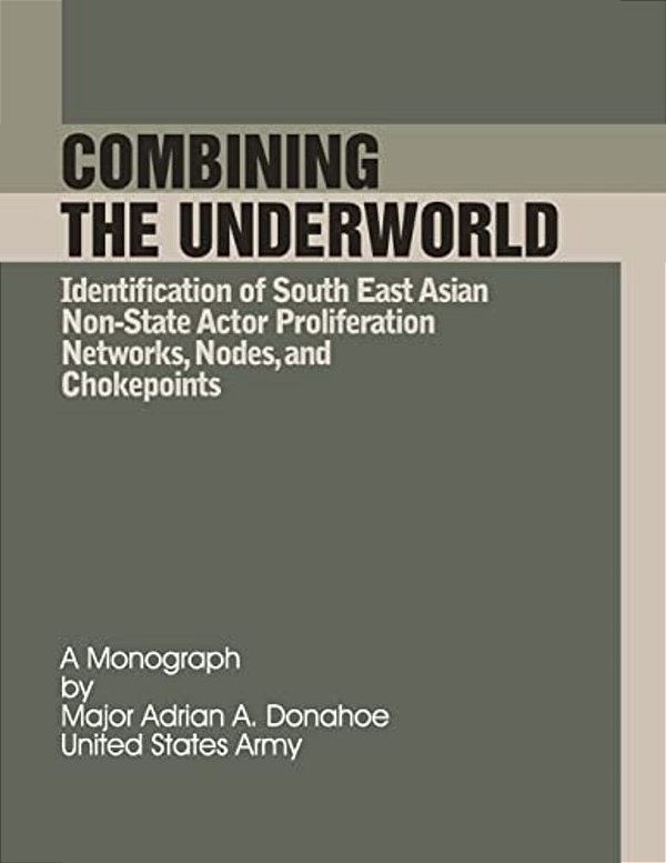 Combining The Underworld Identification Of South East Asian Non-State Actor Proliferation Networks, Nodes, And Chokepoints-..