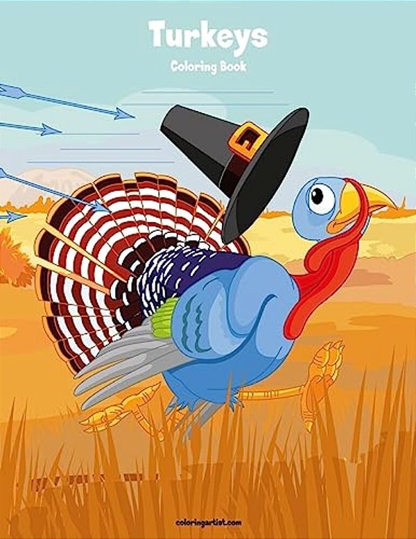Turkeys Coloring Book 1-..