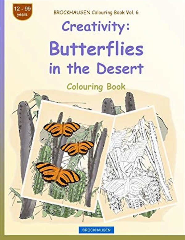 Brockhausen Colouring Book Vol. 6 - Creativity: Butterflies In The Desert-..