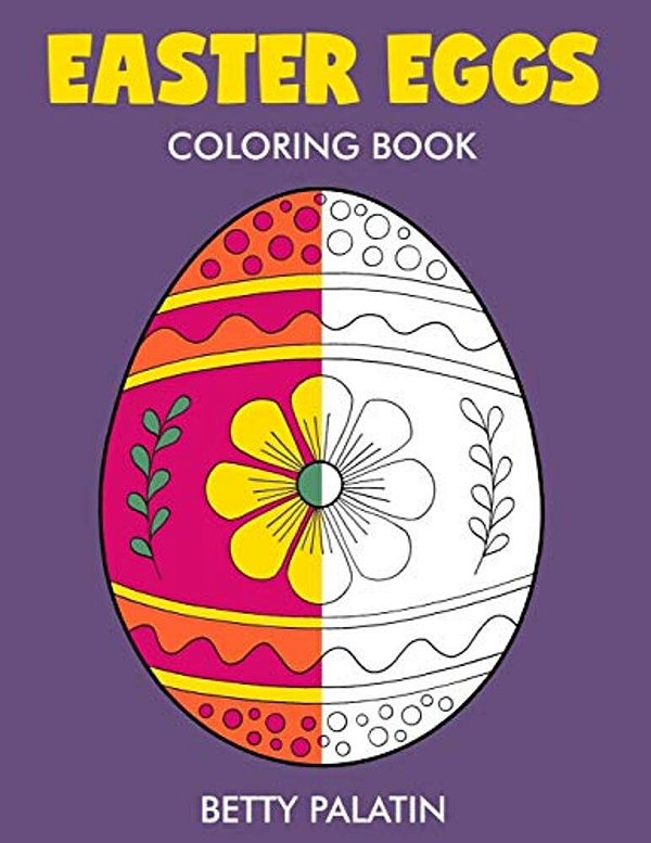 Easter Eggs Coloring Book-..