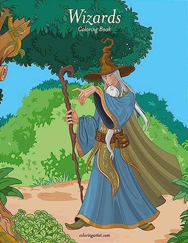 Wizards Coloring Book 1-..