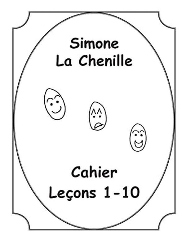Simone La Chenille Livre Cahier 1-10-..