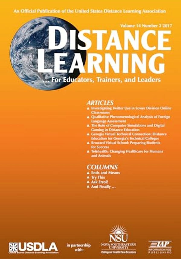 Distance Learning Vol 14 Issue 2-..