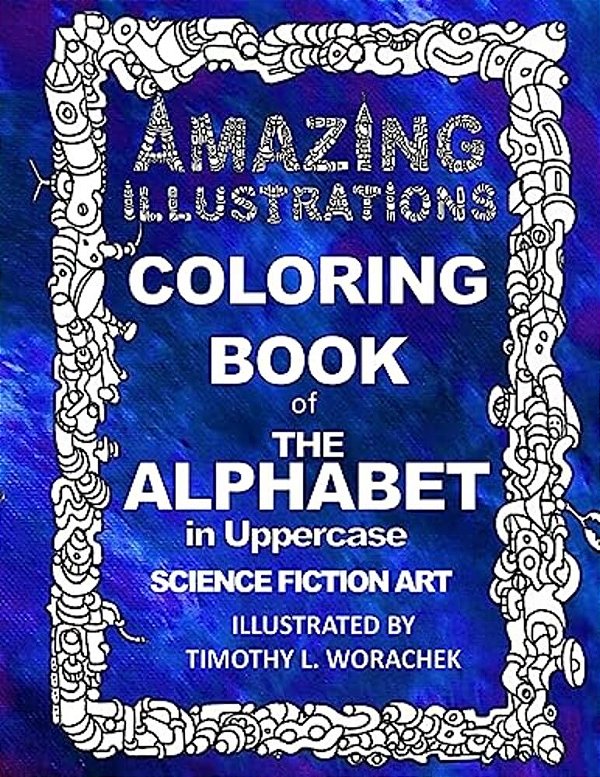 Amazing Illustrations-The Alphabet In Upper Case-..
