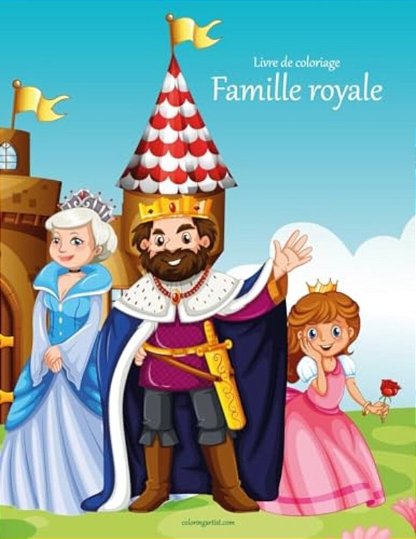 Livre De Coloriage Famille Royale 1-..