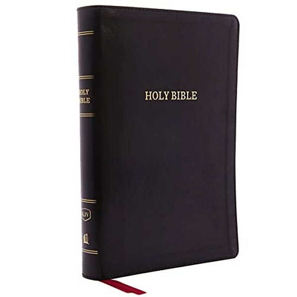 Kjv, Deluxe Reference Bible, Giant Print, Imitation Leather, Black, Indexed, Red Letter Edition-..