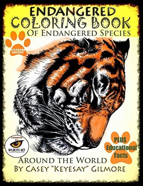 Endangered Coloring Book Of Endangered Species Around The World-..