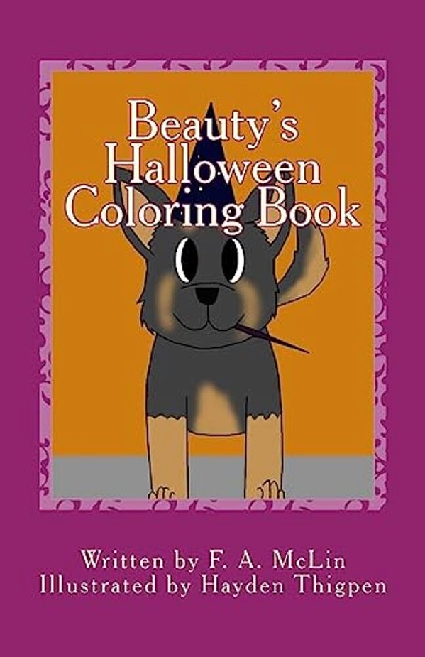 Beauty's Halloween Coloring Book-..