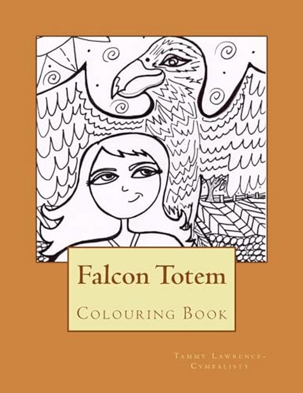 Falcon Totem: Adult Colouring Book-..