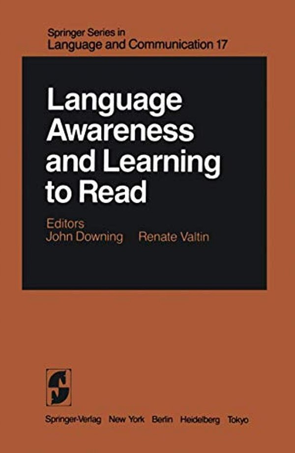 Language Awareness And Learning To Read-..