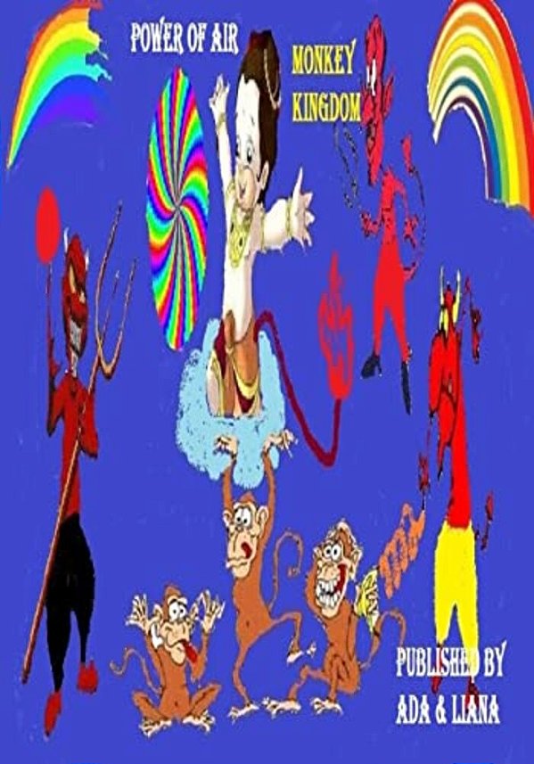 Cartoon Monkey Kingdom: Power In Air-..