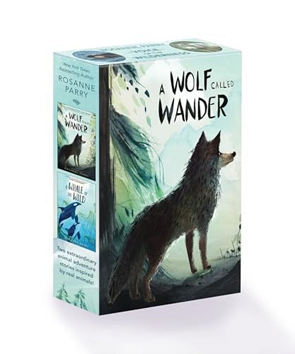 Rosanne Parry "Voice Of The Wilderness" 2-Book Box Set: A Wolf Called Wander, A Whale Of The Wild-..