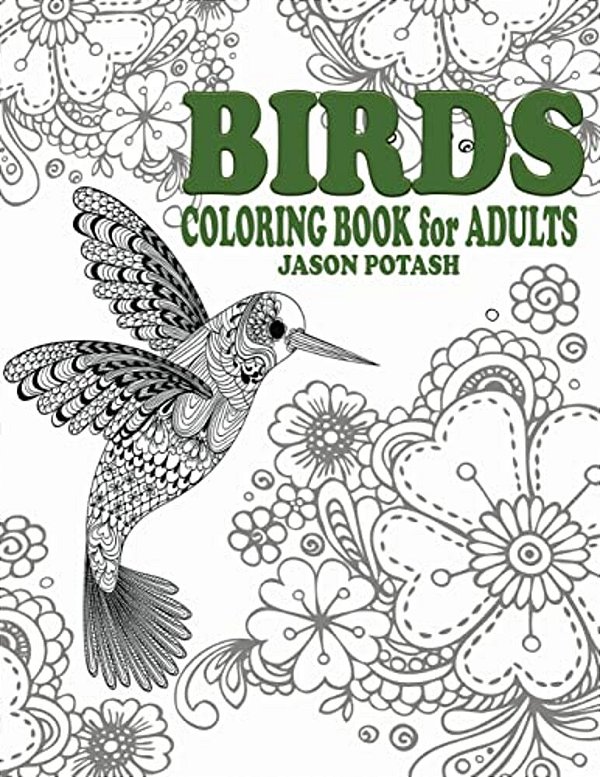 Birds Coloring Book For Adults-..