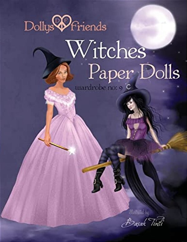 Dollys And Friends, Witches Paper Dolls, Wardrobe No: 9-..