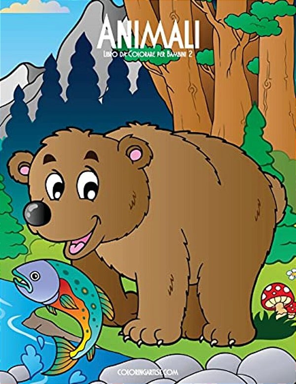 Animali Libro Da Colorare Per Bambini 2-..