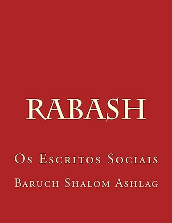Rabash - Os Escritos Sociais-..