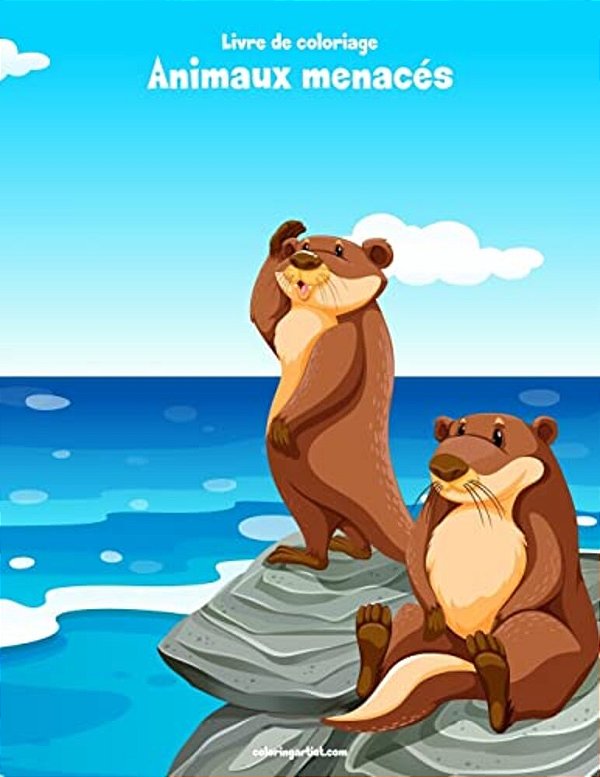 Livre De Coloriage Animaux Menacés 1-..