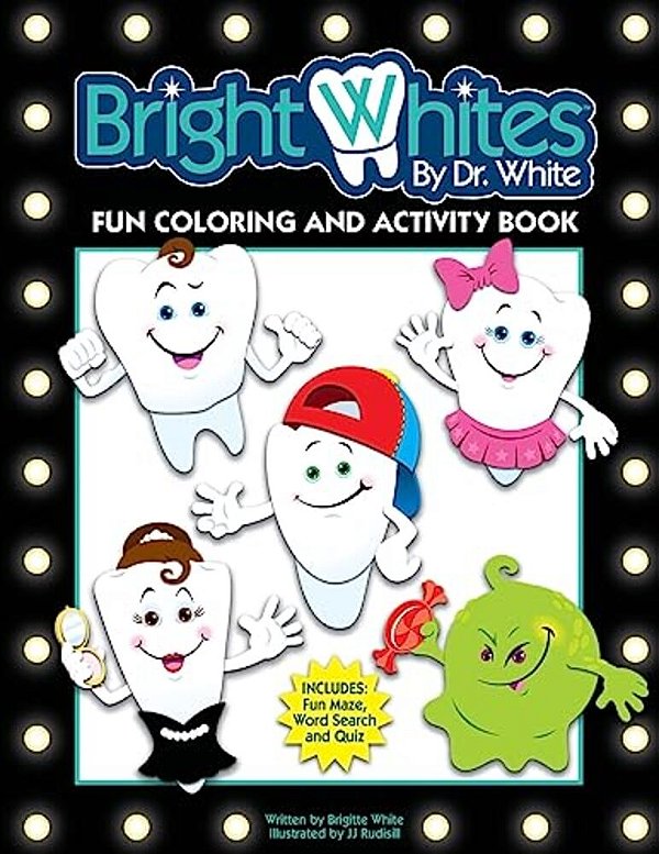 Brightwhites Fun Coloring And Activity Book-..