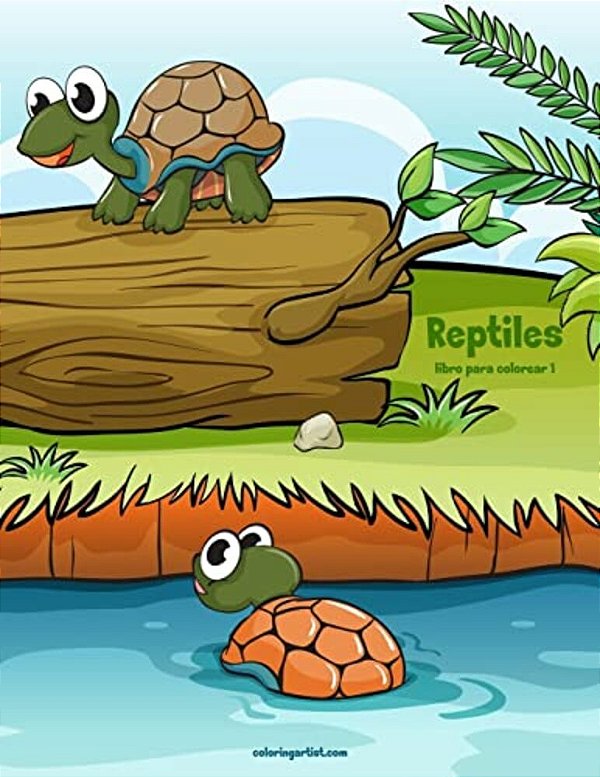Reptiles Libro Para Colorear 1-..