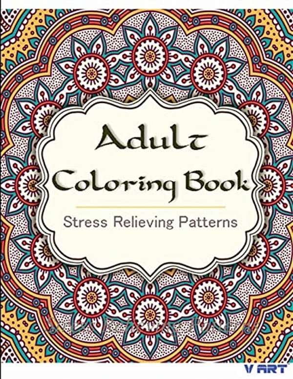 Adult Coloring Book: Coloring Books For Adults: Stress Relieving Patterns-..
