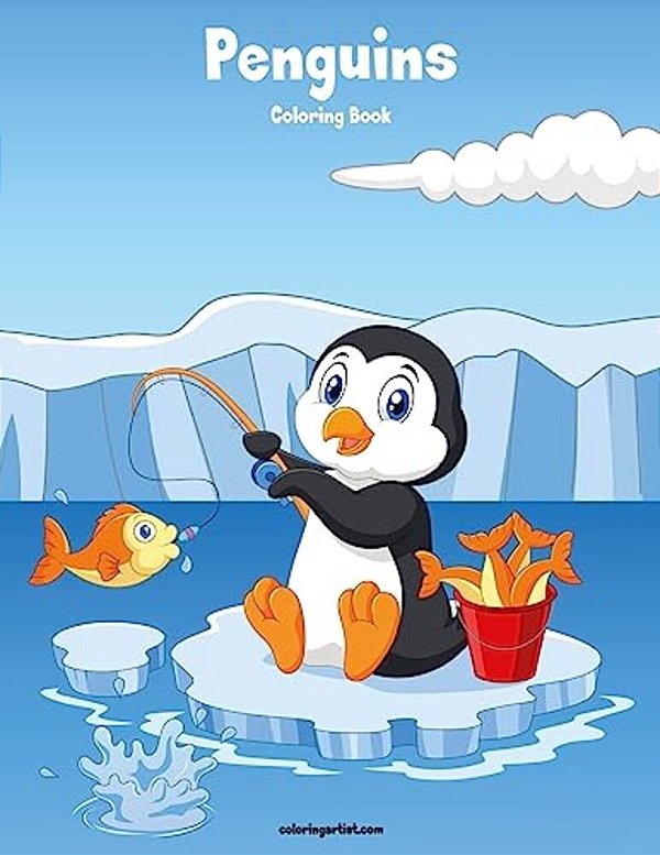Penguins Coloring Book 1-..