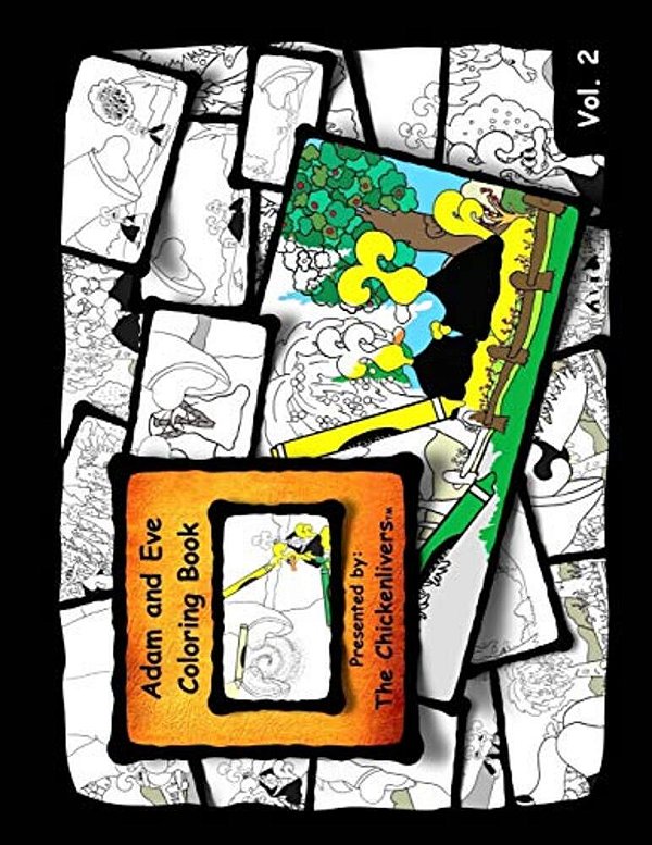 Adam And Eve Coloring Book-..