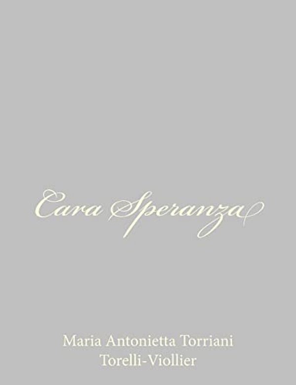 Cara Speranza-..