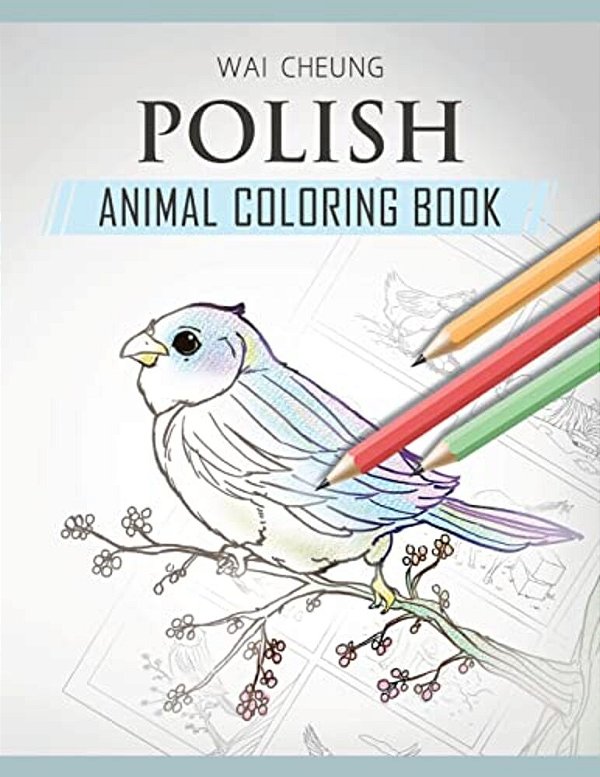 Polish Animal Coloring Book-..