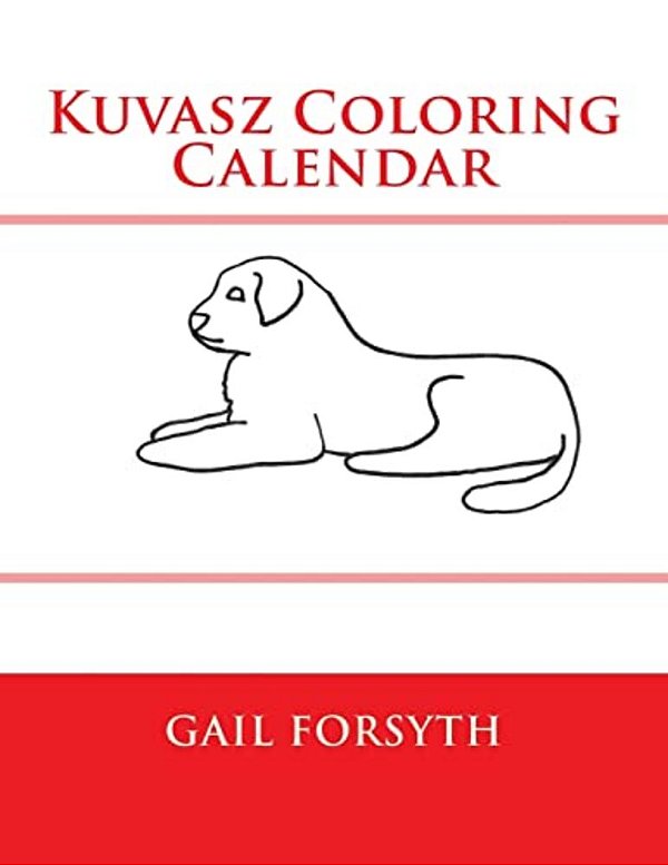 Kuvasz Coloring Calendar-..