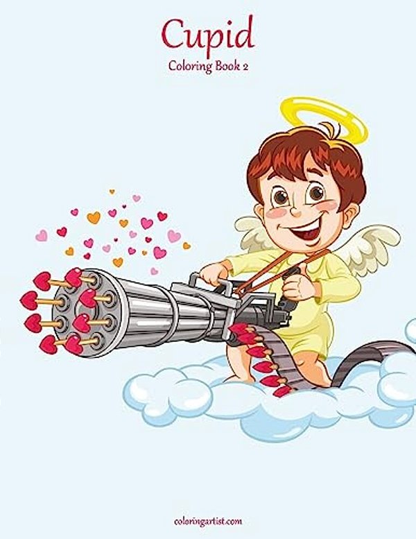 Cupid Coloring Book 2-..