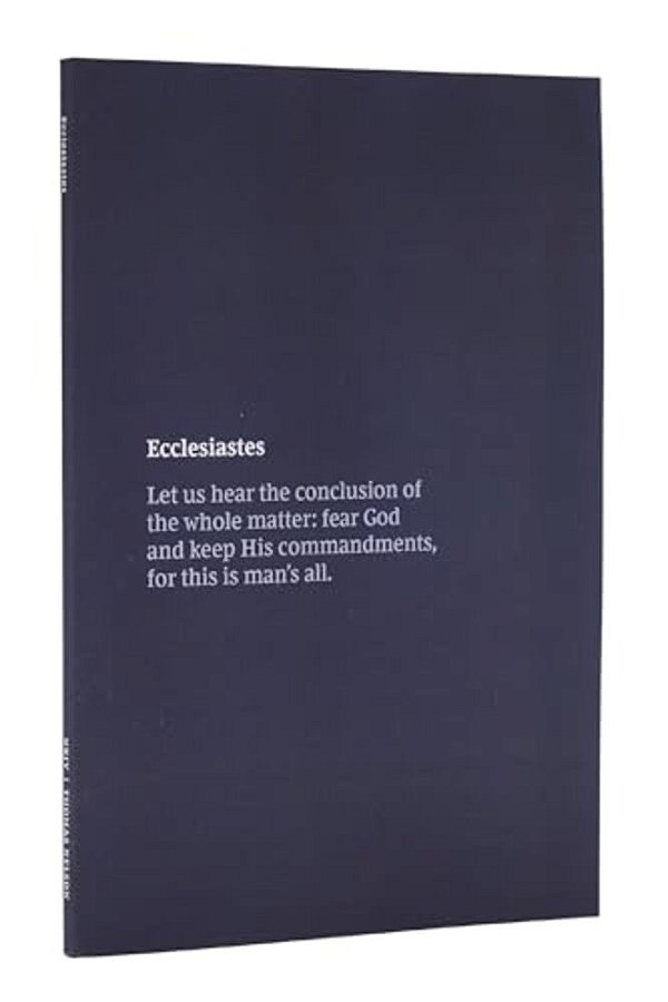 Nkjv Scripture Journal - Ecclesiastes: Holy Bible, New King James Version-..