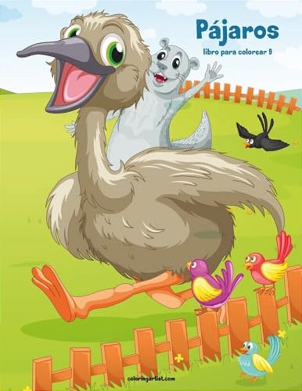 Pájaros Libro Para Colorear 9-..