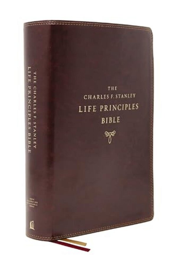 Nasb, Charles F. Stanley Life Principles Bible, 2ND Edition, Leathersoft, Burgundy, Thumb Indexed, Comfort Print: Holy Bible, New American Standard Bi-..