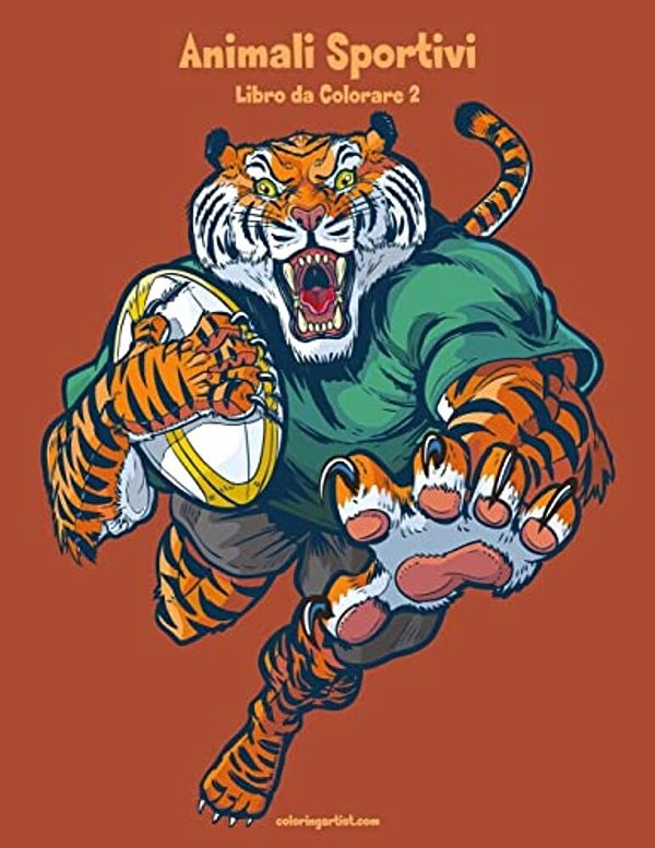 Animali Sportivi Libro Da Colorare 2-..