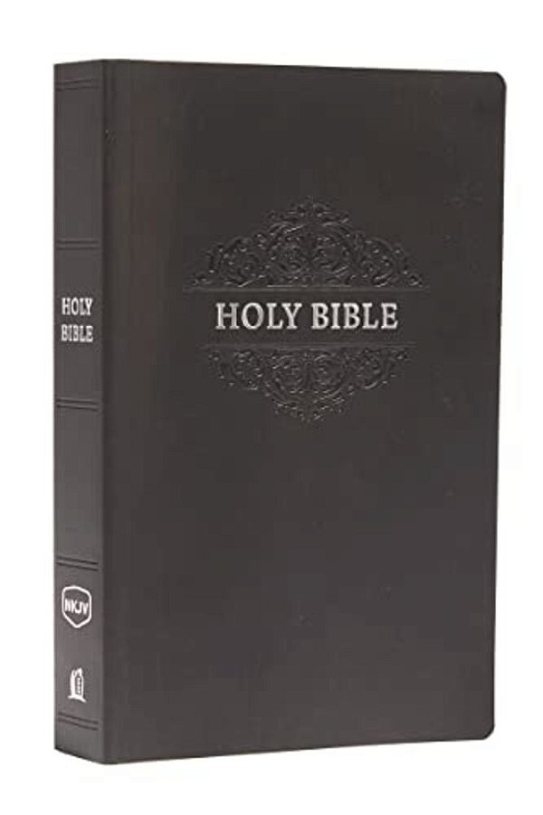 Nkjv, Holy Bible, Soft Touch Edition, Imitation Leather, Black, Comfort Print-..